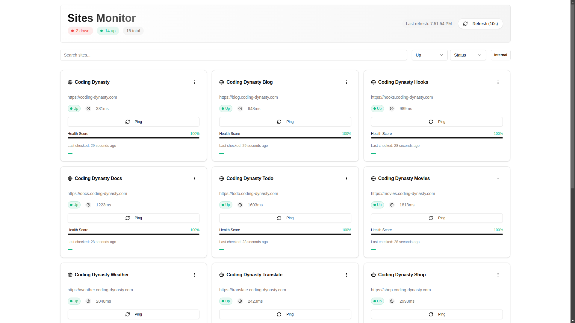 Uptime App